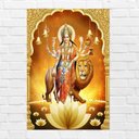 Ver imagem 1 de Placa Decorativa Mdf Durga Tamanho 20x27cm Modelo 3