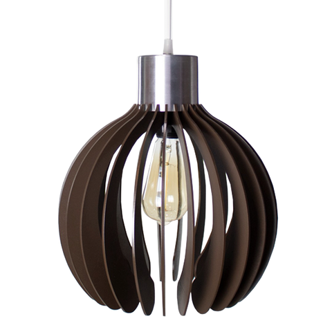 Luminária Teto Lustre Pendente Balcão Cozinha Sala Paquistão:Chocolate