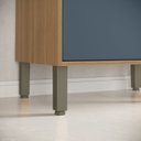 Ver imagem 7 de Paneleiro para Micro-Ondas com Nicho MDF 15mm Colors Azul/Freijó/Secreto