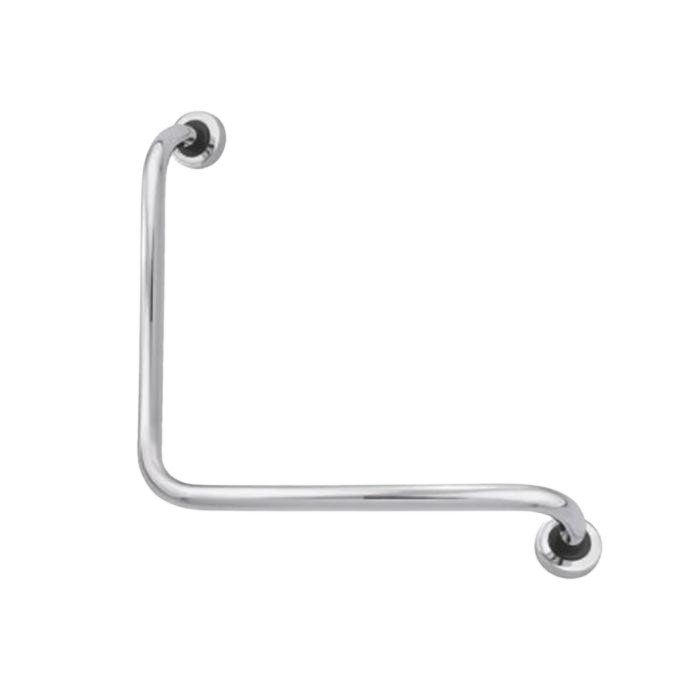 Barra de Apoio para Idoso de Banheiro Modelo L 70x70cm - 1