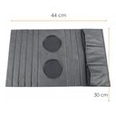 Ver imagem 2 de Kit 2 Bandejas Esteira Porta Copos e Controle para Braço de Sofá Corino Marrom
