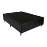 Base Cama Box com Baú Blindado Casal Corino Preto 43x138x188 - 2