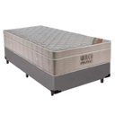 Ver imagem 1 de Cama Base Box Solteiro Cinza Colchão Molas Ensacadas Airtech Springpocket 88x188 - Ortobom
