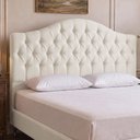 Ver imagem 1 de Cabeceira para Cama Box Casal 140cm Balence Facto Off White - Sallar Home