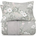 Ver imagem 1 de Kit Colcha 3 Pçs Casal Altenburg 300 Fios Apaixonada 100% Algodão 220x250cm Florescência