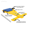Carrinho de Rolimã F1 Lotus Amarelo em MDF - 5