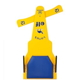 Carrinho de Rolimã F1 Lotus Amarelo em MDF - 4