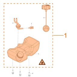 Tanque de Combustível Pulverizador Husqvarna 321sp 321s15 - 3