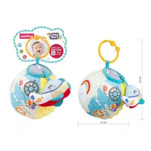 BOLINHA ATIVIDADES PARA BEBÊS MACIA TEXTURIZADA WINFUN