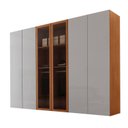 Ver imagem 3 de Guarda-roupa Casal Mdf com 6 Portas e 6 Gavetas Vision Reflecta