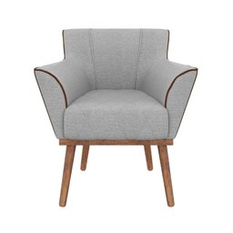 Poltrona Decorativa Dubai em Linho Just Time - 4