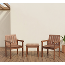 Ver imagem 1 de Poltronas e Mesa de Centro para Jardim Varanda em Madeira Maciça