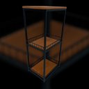 Ver imagem 5 de Fruteira de Chão com Suporte Filtro Cestos Cozinha Ferro Madeira Estilo Industrial Minas Arte Própri