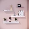 Kit 4 Prateleiras Mdf Branco Decore Organize e Transforme - 3