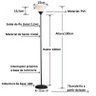 Luminária Chão 1,80m Led Bivolt Gimpo Pf-04 Preto - 9