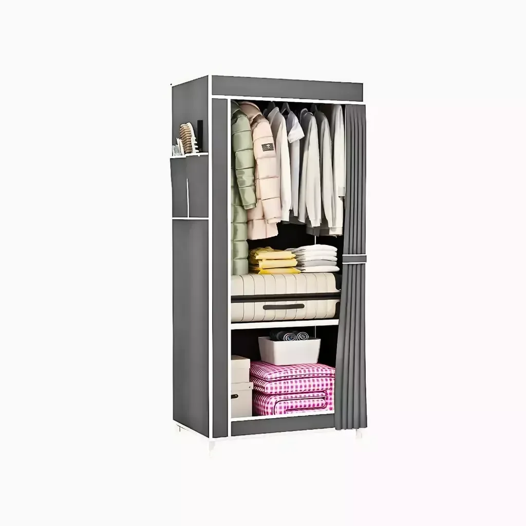 Guarda Roupa Closet Dobrável Organizador com Capa de Tecido