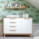 Ver imagem 2 de Prateleira de Parede 120 Cm em Mdf com Alça de Couro Sintético Cor Branco