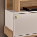 Ver imagem 4 de Estante Home Theater Bold Freijó/off White para Tv até 65” - Hb Móveis