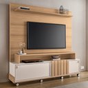 Ver imagem 2 de Estante Home Theater Bold Freijó/off White para Tv até 65” - Hb Móveis