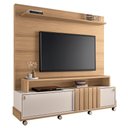 Ver imagem 1 de Estante Home Theater Bold Freijó/off White para Tv até 65” - Hb Móveis