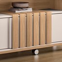 Ver imagem 5 de Estante Home Theater Bold Freijó/off White para Tv até 65” - Hb Móveis