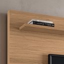 Ver imagem 3 de Estante Home Theater Bold Freijó/off White para Tv até 65” - Hb Móveis