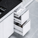 Ver imagem 2 de Gabinete Cozinha Mdp 1,44m Elegance com 5 Pés Pré-montado:branco
