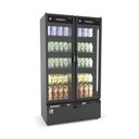 Ver imagem 1 de Auto Serviço Vanguard Resfriados Expositor 2 Portas 0 a 7 ºc Asvr2ppp Preto/preto 220v - Refrimate