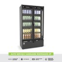 Ver imagem 3 de Auto Serviço Vanguard Resfriados Expositor 2 Portas 0 a 7 ºc Asvr2ppp Preto/preto 220v - Refrimate