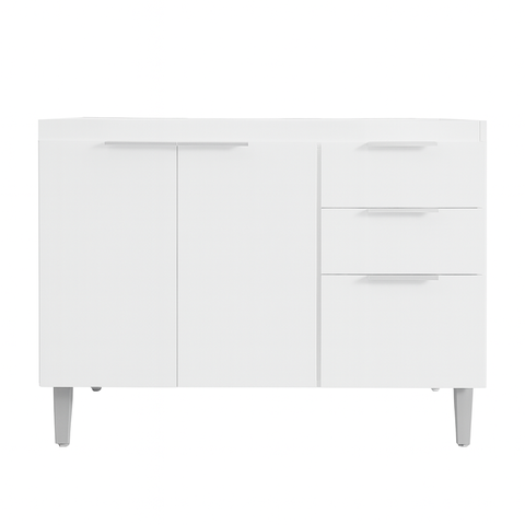 Balcão Armário Gabinete S/t Safira 3 Portas 2gvts Maderatto
