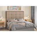 Ver imagem 4 de Cabeceira para Cama Box Casal 140cm Sena Linho Bege - Sallar Home