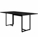 Ver imagem 7 de Mesa de Jantar 6 Lugares Retangular Maldiva F01 Industrial 180cm Preto Fosco - Lyam Decor