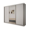 Ver imagem 3 de Guarda-Roupa Casal com 3 Portas de Correre 6 Gavetas com Espelho 100% MDF Branco Linha Vegas