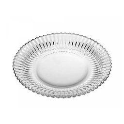 Conjunto 4 Pratos para Sobremesa de Cristal Imperatriz 20cm - Wolff - 2