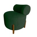 Ver imagem 1 de Poltrona Decorativa Mônaco Veludo Verde