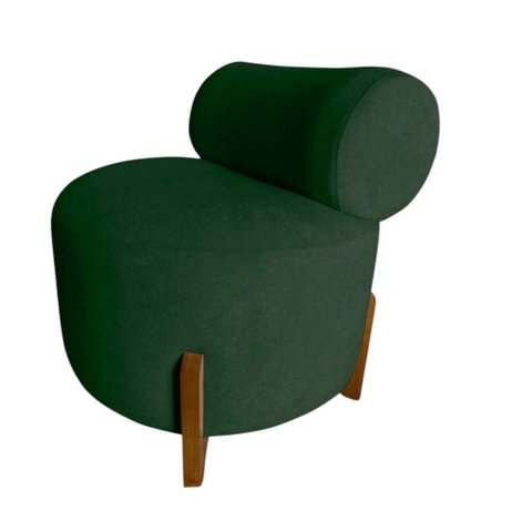 Poltrona Decorativa Mônaco Veludo Verde