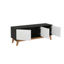 Ver mais imagens de Rack Kappesberg 3 Portas 3d Preto Fosco/branco 136cm