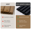 Ver imagem 3 de Kit 2 Painel Ripado 3D Decorativo 2,70m x 16cm