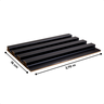 Kit 2 Painel Ripado Pvc 3d Decorativo 2,70m X 16cm Cor:placa Ripado Preto - 4