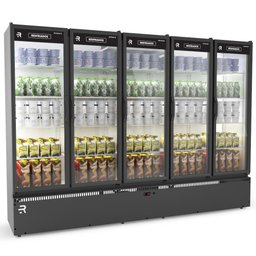 Auto Serviço Vanguard Resfriados 5 Portas Preto/branco Asvr5p 220v - Refrimate - 1