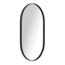 Ver imagem 2 de Espelho Grande Oval Moldura Preta 80x50