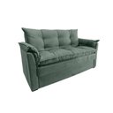 Ver imagem 4 de Sofá Small 3 Lugares Conforto 160cm Suede Cinza Herrero Decor