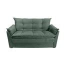 Ver imagem 1 de Sofá Small 3 Lugares Conforto 160cm Suede Cinza Herrero Decor