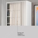 Ver imagem 7 de Armário Multiuso Sapateira 2 Portas com Espelho e 1 Gaveta Austin Branco