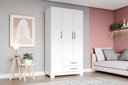 Ver imagem 1 de Guarda-roupa Açai 03 Pts. Branco - Henn
