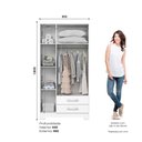 Ver imagem 6 de Guarda-roupa Açai 03 Pts. Branco - Henn