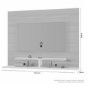 Ver imagem 3 de Painel para TV Vênus até 56 Polegadas 136,5cm MDP com Suporte Café Venus