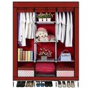 Ver imagem 1 de Guarda Roupa Grande Portatil Armario Arara Cabideiro Dobravel Roupeiro Prateleiras Sapateira