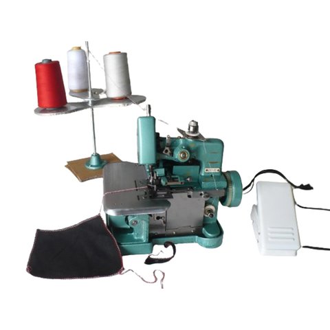 Máquina Overlock Semi Industrial Portátil C/ Motor Acoplado.