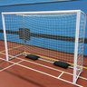 Par Rede Trave Gol Futsal F2 Caixote Nylon Futebol de Salão - 3